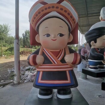 韻特雕塑民族人物雕塑,河北特色民族雕塑，少數(shù)民族雕塑