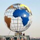 北京地球仪雕塑图