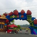 肇慶仿木涼亭施工手工仿木護(hù)欄假樹(shù),水泥卡通雕塑