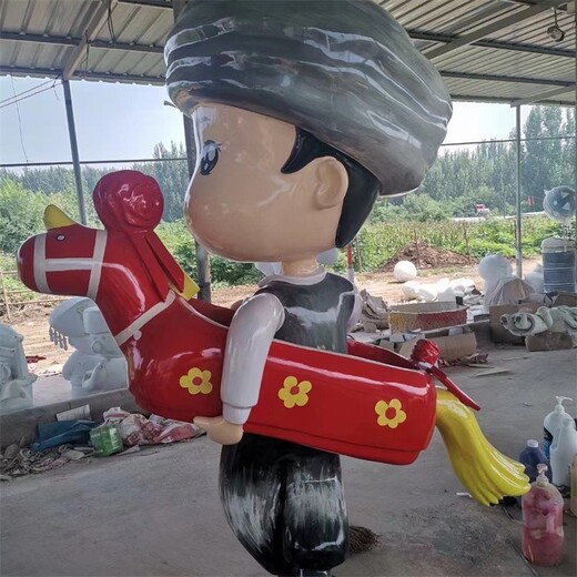 北京卡通少數(shù)民族雕塑