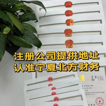 银川兴庆区代办注册公司,提供地址,一站式公司注册服务