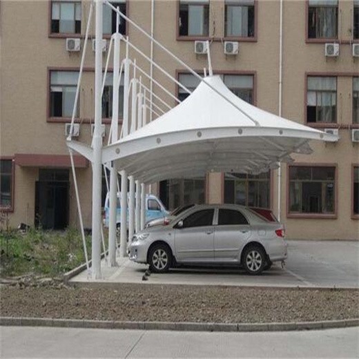 上海拉杆式膜结构车棚一般多少钱