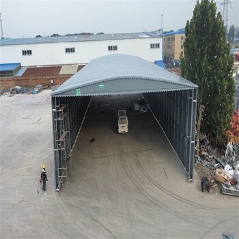 北京仓库电动雨棚免费测量安装活动伸缩雨棚