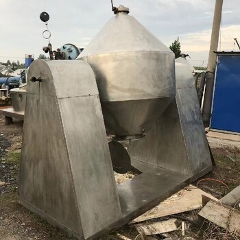 二手不銹鋼雙錐干燥機真空冷凍干燥機回收