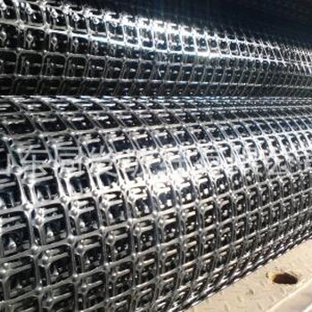 铜陵双拉塑料土工格栅厂家哪家做的,双拉塑料土工格栅网孔