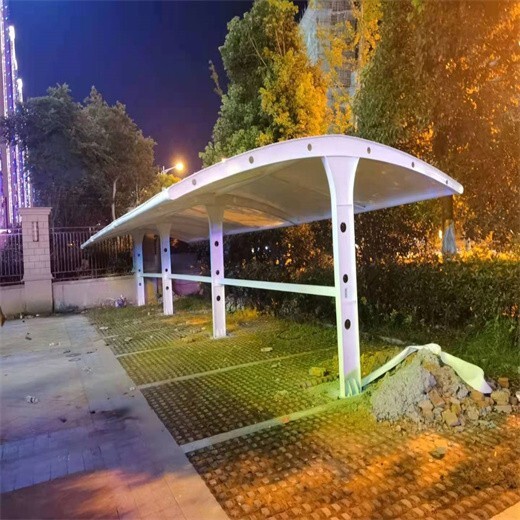 上海景区膜结构车棚安装步骤图