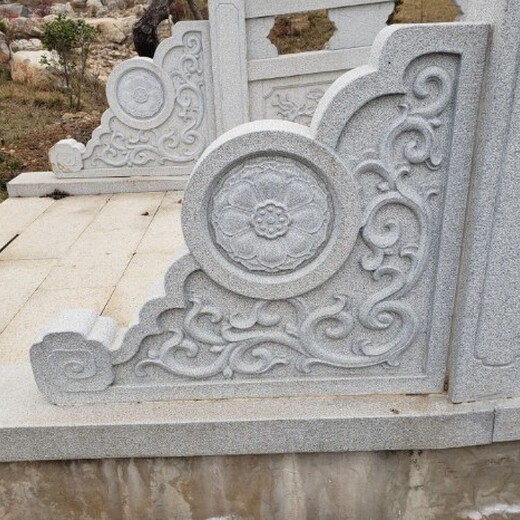 河南花崗巖石欄桿定制
