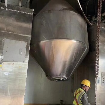 二手不銹鋼雙錐干燥機真空冷凍干燥機回收