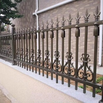 锌钢围栏石家庄铁艺围栏可以根据图纸定做