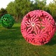 不锈钢雕塑圆球,发光镂空球雕塑产品图