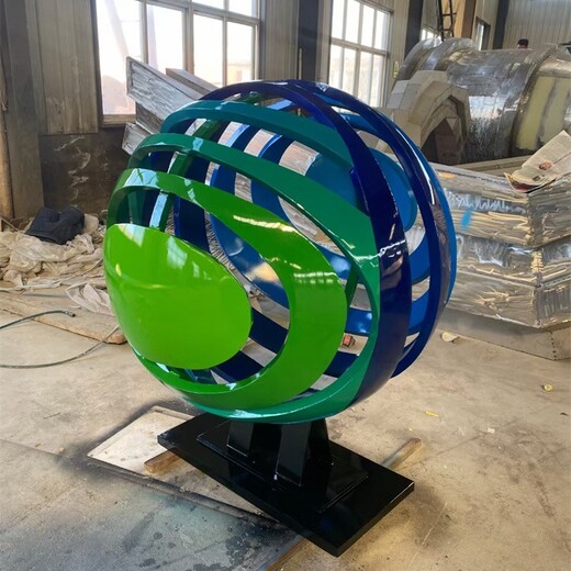 不锈钢雕塑镂空球,不锈钢镂空球形雕塑
