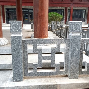 上海寺庙古建石栏杆厂家供应