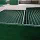 祥东道路防护栅栏-边框焊接绿色围栏网厂家现货产品图