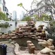 庭院水泥假山砖骨架制作视频伊春从事假山图
