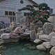 庭院水泥假山砖骨架制作视频沈阳经营假山图