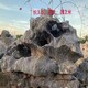 晚霞紅雪浪石圖