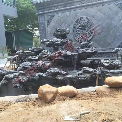 阿拉善盟河卵石千層石