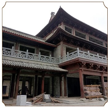 上海寺庙古建石栏杆厂家供应