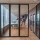 上海会议室玻璃折叠门隔墙设计安装原理图