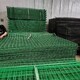 祥东道路防护栅栏-边框焊接绿色围栏网厂家现货样例图