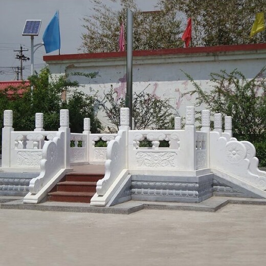 河北沧州景区汉白玉石栏杆多少钱一米