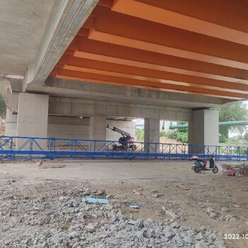 護欄施工臺車橋梁防撞墻模板施工臺車