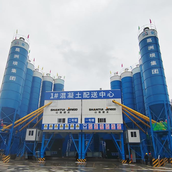 山東建友攪拌機(jī)配件120站混凝土攪拌站