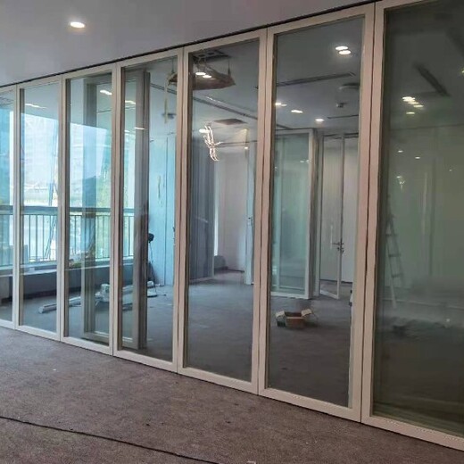 海淀会议室玻璃折叠门隔墙定制厂家