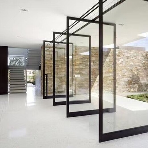 丰台会议室玻璃折叠门隔墙设计安装