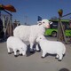 動物雕塑圖