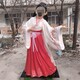 古裝漢服空臉雕塑圖