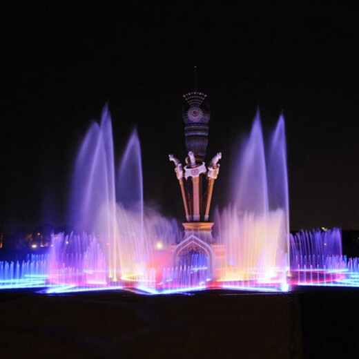 北京湖面漂浮式喷泉施工