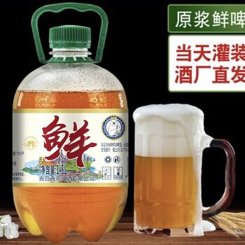 俄罗斯熊力原浆白啤酒桶装鲜啤啤酒10.0P3斤鲜啤酒