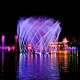 彩色水景喷泉图