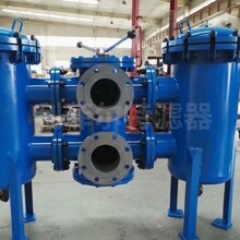 不銹鋼耐腐蝕雙聯(lián)過(guò)濾器固液分離在線切換圖片