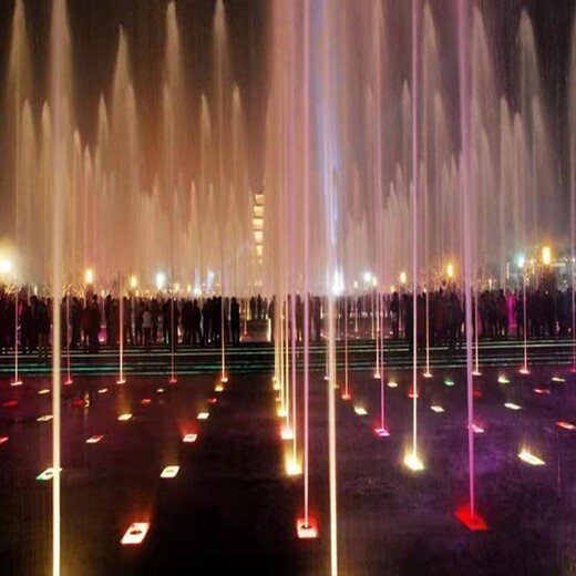 天津广场大型音乐喷泉安装