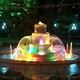 彩色音乐喷泉图