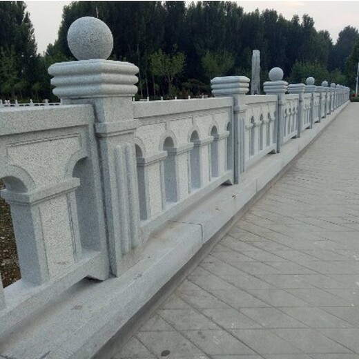青海广场桥梁石栏杆定制