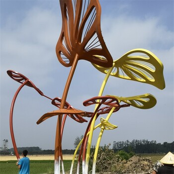 网红艺术廊架雕塑设计,园林景观雕塑