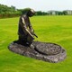 茶文化雕塑制作圖