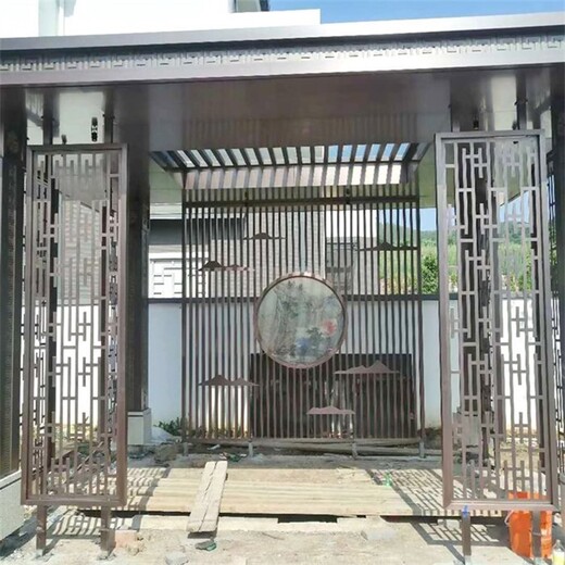 網紅藝術廊架雕塑圖片