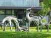 北京玻璃钢鹿雕塑,园林景观雕塑制作