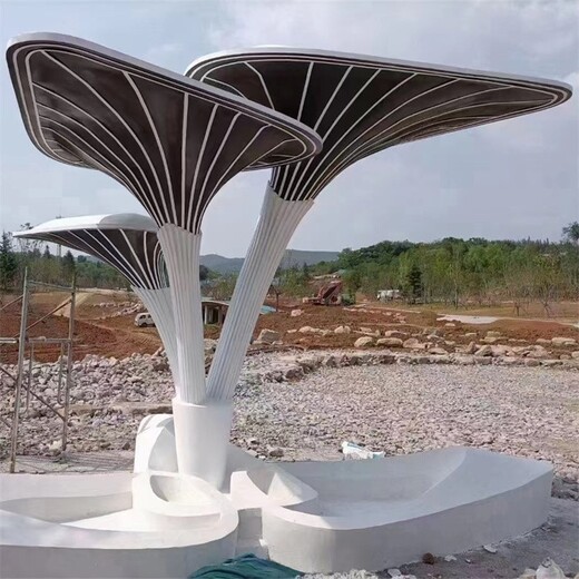 不銹鋼鏤空廊架雕塑制作廠家