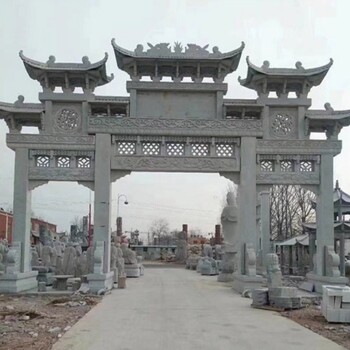 雞西石雕牌坊廠家定制