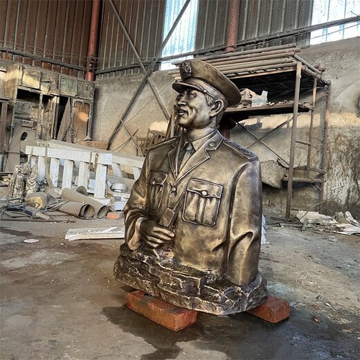 革命英雄雕塑，英模人物雕像制作,张超林俊德雕像