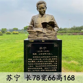 玻璃鋼仿銅英模人物雕像廠家,張超林俊德雕像