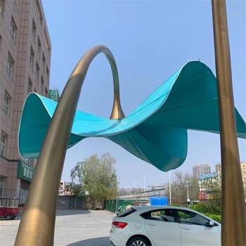 大型不銹鋼景觀廊架雕塑加工定制,長(zhǎng)廊雕塑