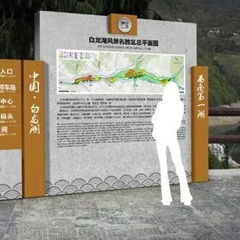 多功能健康绿道标识标牌设计制作,重庆公园绿道标识景观小品