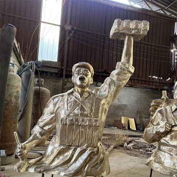 烈士英雄雕塑，英模人物雕像制作厂家,雷锋邱少云雕像
