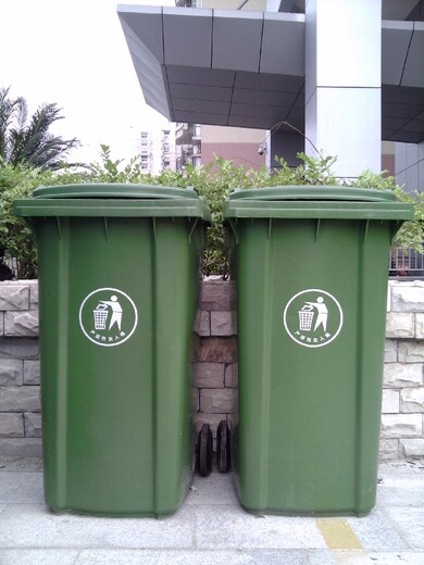 佛山南海塑胶垃圾桶回收,环卫桶可定制